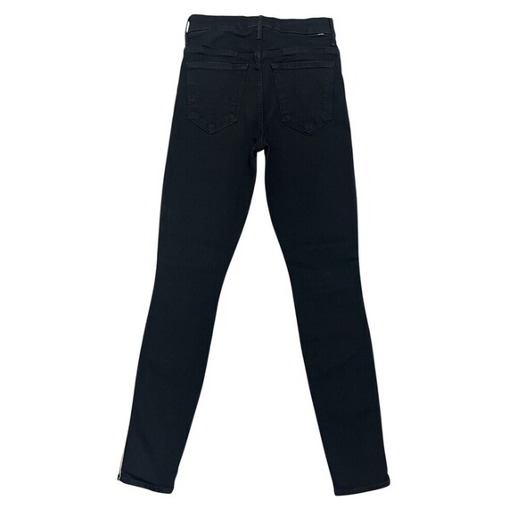 Mother High Waisted Looker Not Guilty One Liner Skinny Jeans Black Women Size 26 - Picture 5 of 12